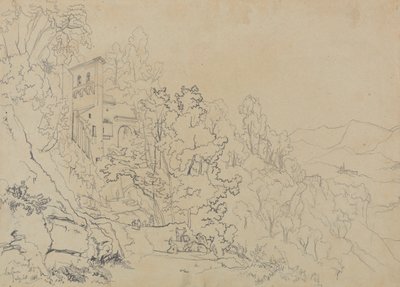 La Cava, 20 July 1838 by Edward Lear